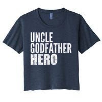 Uncle Godfather Hero Women's Crop Top Tee