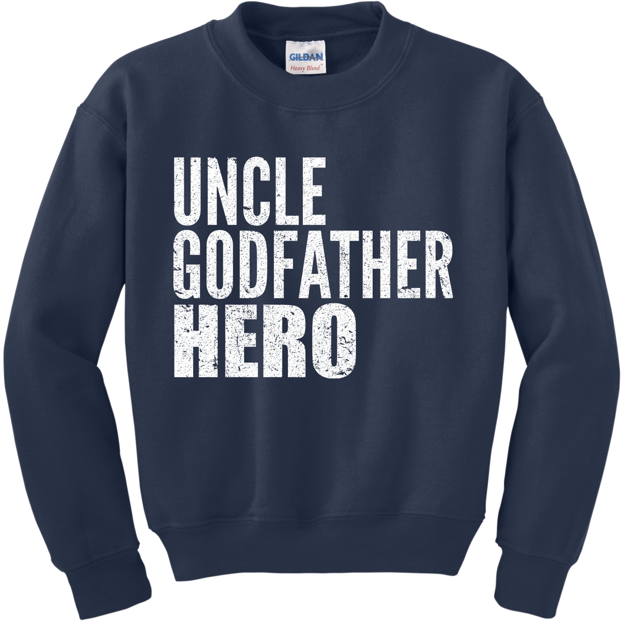 Uncle Godfather Hero Kids Sweatshirt