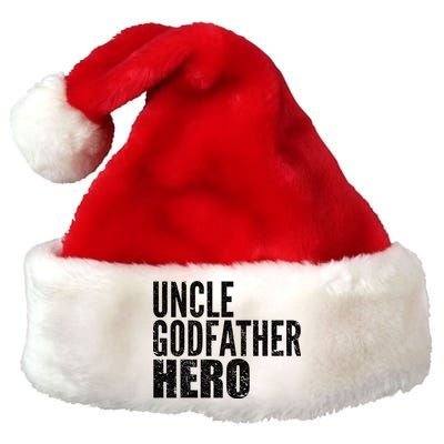 Uncle Godfather Hero Premium Christmas Santa Hat