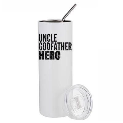 Uncle Godfather Hero Stainless Steel Tumbler