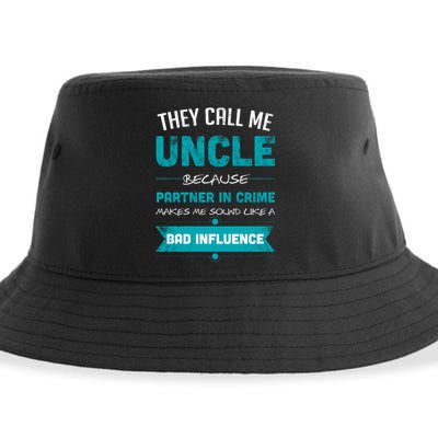 Uncle Partner In Crime Sustainable Bucket Hat