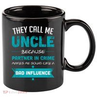 Uncle Partner In Crime 11oz C Handle Ceramic Mug