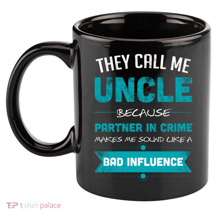 Uncle Partner In Crime 11oz C Handle Ceramic Mug