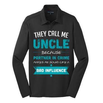 Uncle Partner In Crime Silk Touch Performance Long Sleeve Polo