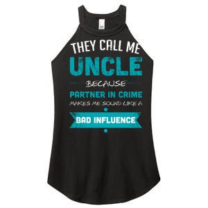 Uncle Partner In Crime Women’s Perfect Tri Rocker Tank