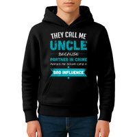 Uncle Partner In Crime Kids Hoodie