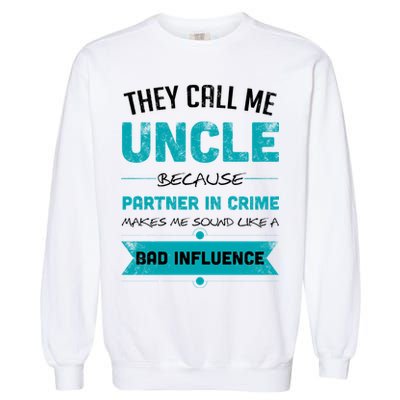 Uncle Partner In Crime Garment-Dyed Sweatshirt