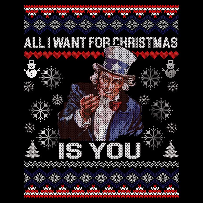 Uncle Sam All I Want for Christmas is You Ugly Impact Tech Backpack