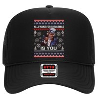Uncle Sam All I Want for Christmas is You Ugly Trucker Hat