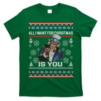 Uncle Sam All I Want for Christmas is You Ugly T-Shirt