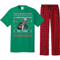 Uncle Sam All I Want for Christmas is You Ugly Pajama Set