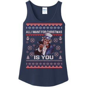 Uncle Sam All I Want for Christmas is You Ugly Ladies Essential Tank