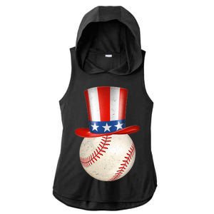 Uncle Sam Baseball Ladies PosiCharge Tri-Blend Wicking Draft Hoodie Tank