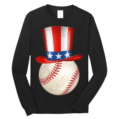 Uncle Sam Baseball Long Sleeve Shirt