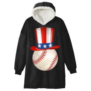 Uncle Sam Baseball Hooded Wearable Blanket