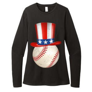 Uncle Sam Baseball Womens CVC Long Sleeve Shirt