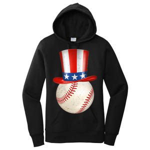 Uncle Sam Baseball Women's Pullover Hoodie