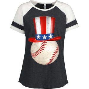 Uncle Sam Baseball Enza Ladies Jersey Colorblock Tee