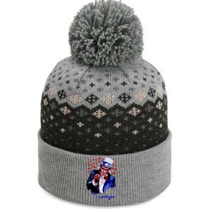 Uncle Sam I Want You The Baniff Cuffed Pom Beanie