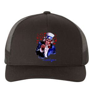 Uncle Sam I Want You Yupoong Adult 5-Panel Trucker Hat