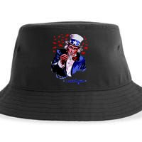 Uncle Sam I Want You Sustainable Bucket Hat