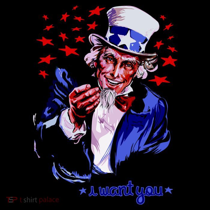 Uncle Sam I Want You Sustainable Bucket Hat