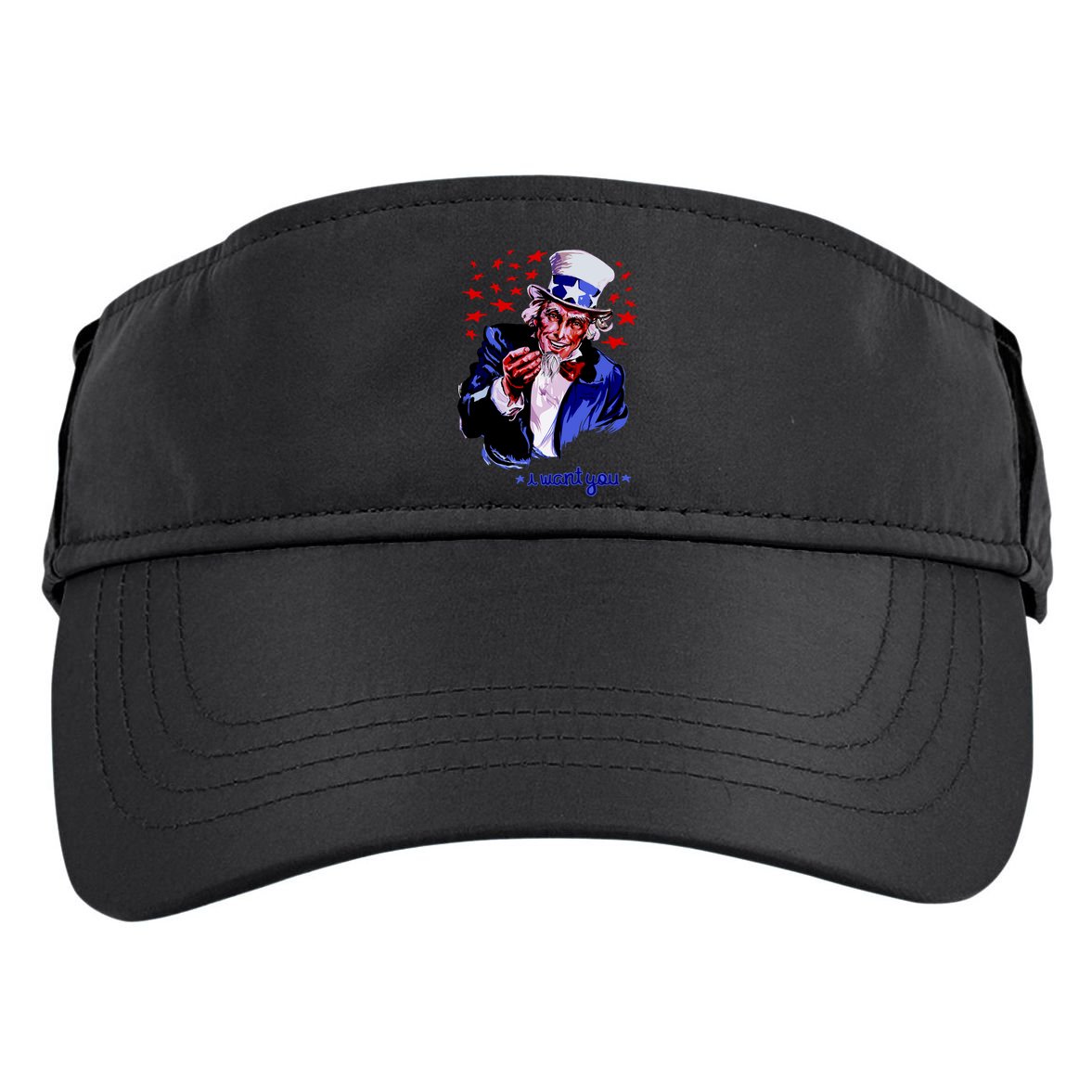 Uncle Sam I Want You Adult Drive Performance Visor