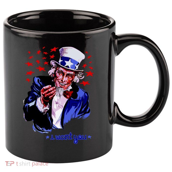 Uncle Sam I Want You 11oz C Handle Ceramic Mug