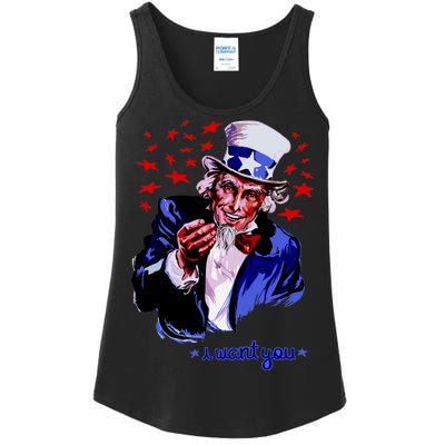 Uncle Sam I Want You Ladies Essential Tank