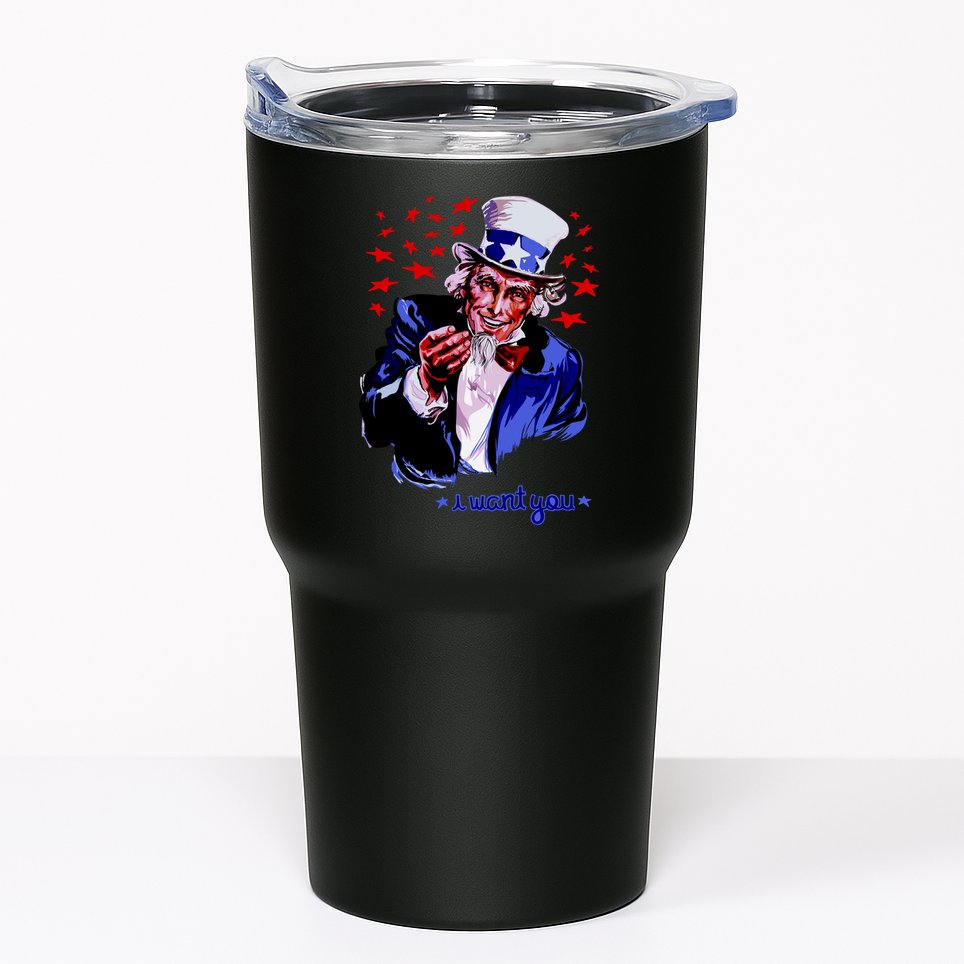 Uncle Sam I Want You Tumbler