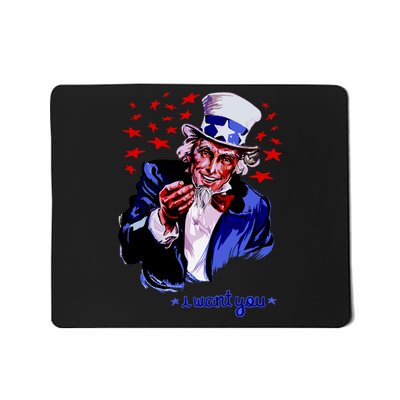 Uncle Sam I Want You Mousepad