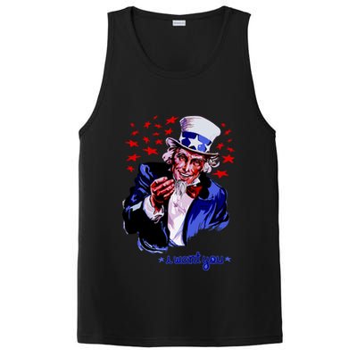 Uncle Sam I Want You PosiCharge Competitor Tank
