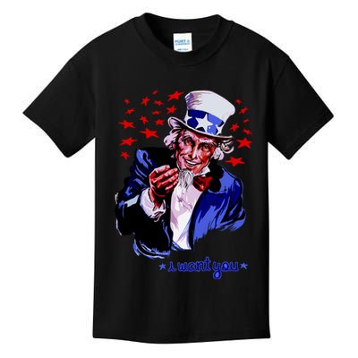 Uncle Sam I Want You Kids T-Shirt