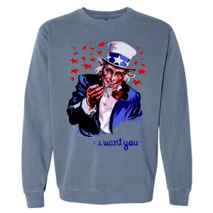 Uncle Sam I Want You Garment-Dyed Sweatshirt