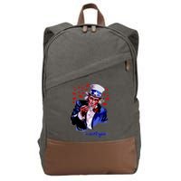 Uncle Sam I Want You Cotton Canvas Backpack