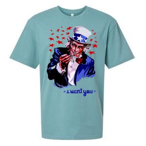 Uncle Sam I Want You Sueded Cloud Jersey T-Shirt