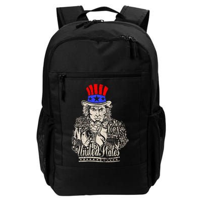Uncle Sam I Want You 4th of July USA Mashup Backpack