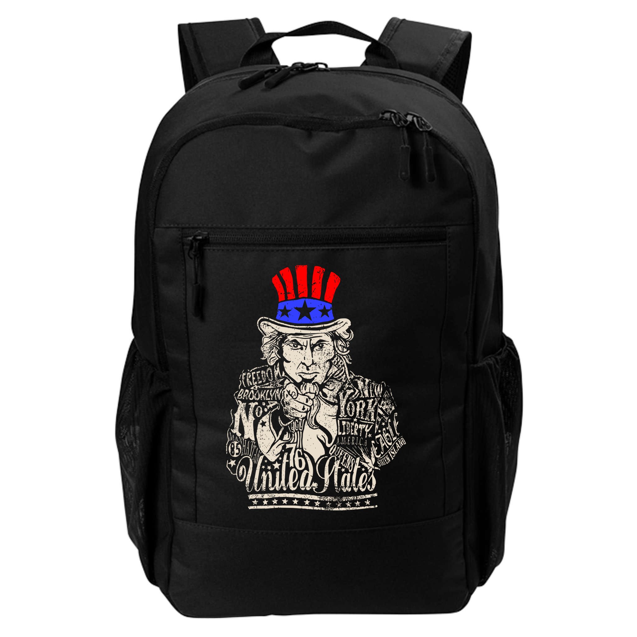 Uncle Sam I Want You 4th of July USA Mashup Backpack