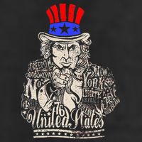 Uncle Sam I Want You 4th of July USA Mashup Adult Drive Performance Visor