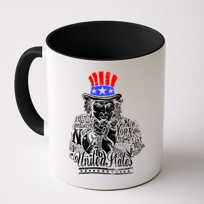 Uncle Sam I Want You 4th of July USA Mashup Mug