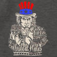 Uncle Sam I Want You 4th of July USA Mashup Vector Backpack