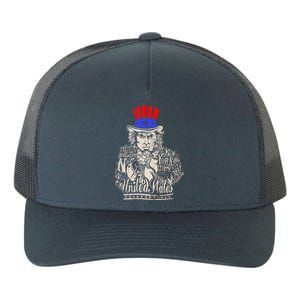 Uncle Sam I Want You 4th of July USA Mashup Yupoong Adult 5-Panel Trucker Hat