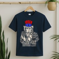 Uncle Sam I Want You 4th of July USA Mashup T-Shirt