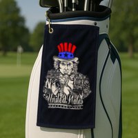 Uncle Sam I Want You 4th of July USA Mashup Golf Towel