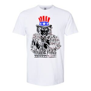 Uncle Sam I Want You 4th of July USA Mashup Softstyle CVC T-Shirt