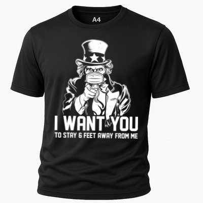 Uncle Sam I Want You To Save 6 Feet Away From Me Performance Shirt