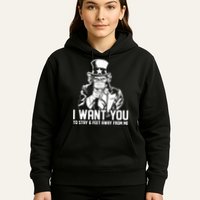 Uncle Sam I Want You To Save 6 Feet Away From Me Hoodie