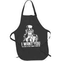 Uncle Sam I Want You To Save 6 Feet Away From Me Apron