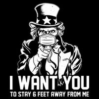 Uncle Sam I Want You To Save 6 Feet Away From Me Apron