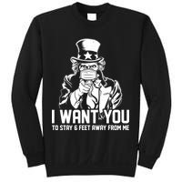 Uncle Sam I Want You To Save 6 Feet Away From Me Sweatshirt